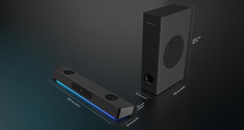lanzamiento creative sound blaster katana v2x dimensiones