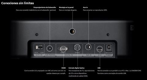 teufel cinebar one conexiones