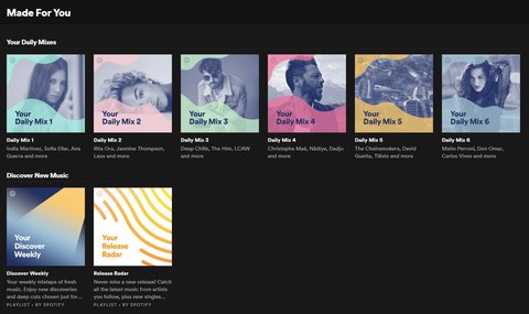 spotify descubir musica