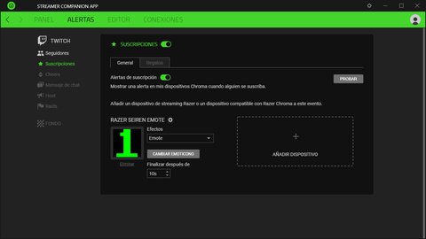 razer seiren emote app
