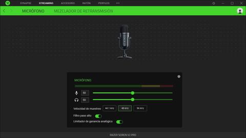 razer seiren v2 pro configuracion 1