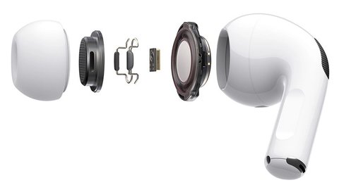 construccion apple airpods pro