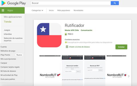 rutificador chile