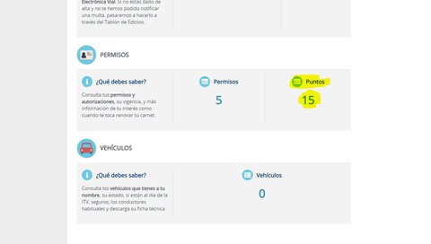 consultar puntos carnet de conducir
