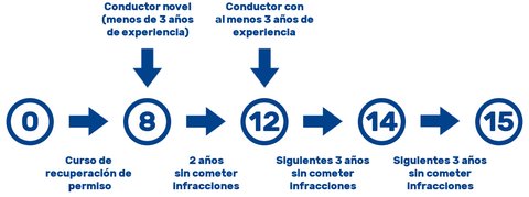 como funciona saldo puntos carnet conducir