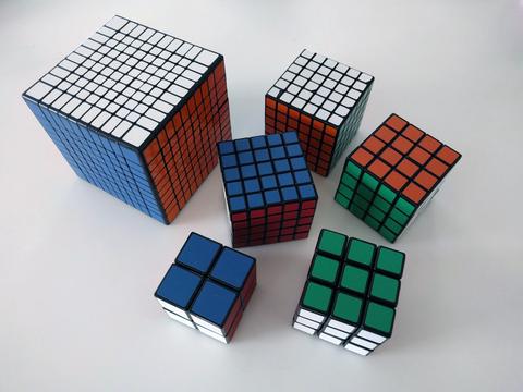 cubos rubik tamanos combinaciones