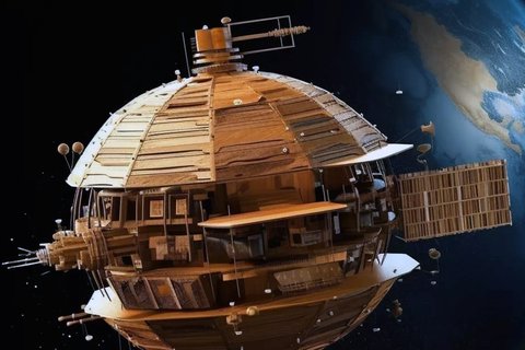 japon lanzara satelite de madera