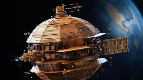 japón planea lanzar al espacio un satélite hecho de madera en 2024