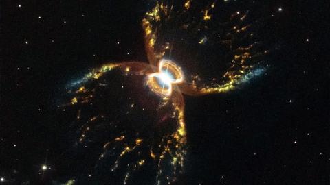 el telescopio espacial hubble celebra su 29º cumpleaños con una vista sin igual de la nebulosa del cangrejo del sur