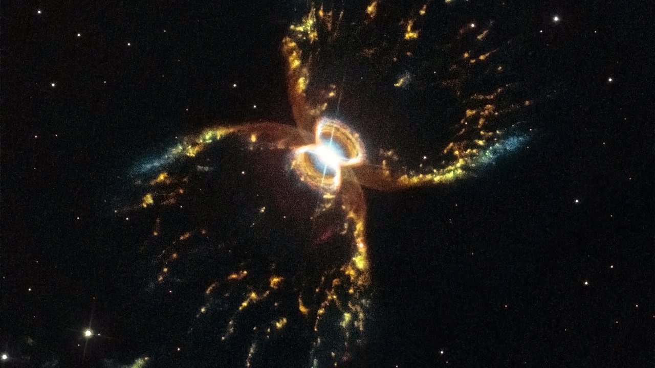 telescopio hubble celebra 29 cumpleanos nebulosa cangrejo sur