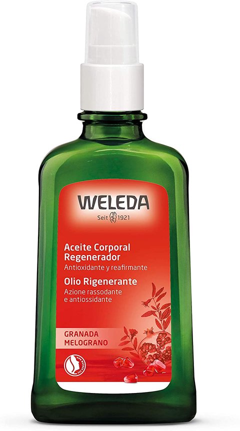 aceite corporal de granada de weleda