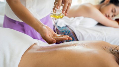 aceite para masajes