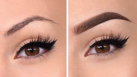 maquillar cejas