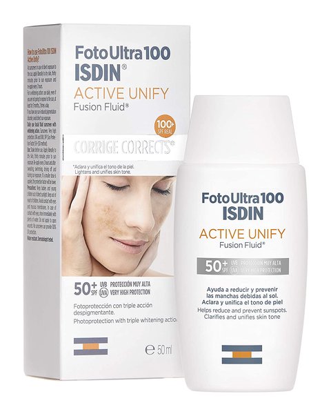 crema despigmentante foto ultra 100 active unify de isdin