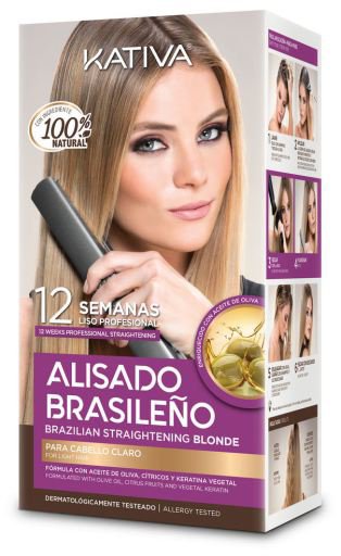 alisado kativa blonde