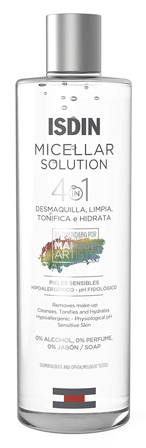 agua micelar micellar solution de isdin
