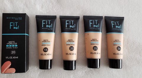 base de maquillaje fit me de maybelline
