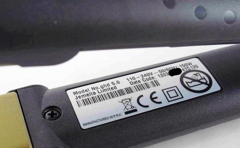verificar plancha ghd original codigo de fecha