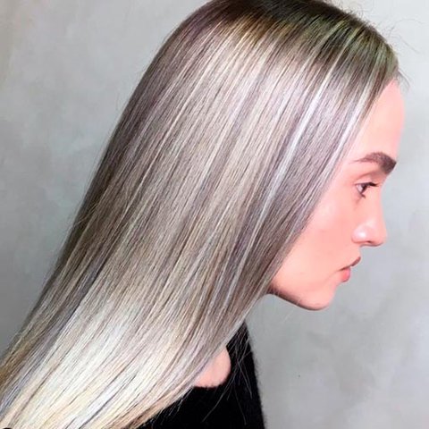gris mechas
