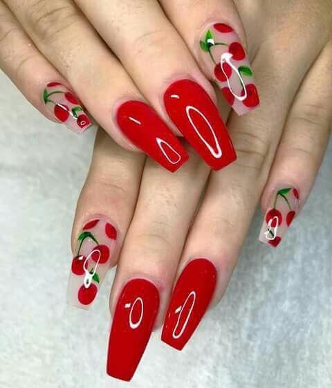 unas rojas 5