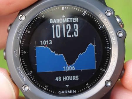 garmin fenix3 hr altimetro barometrico