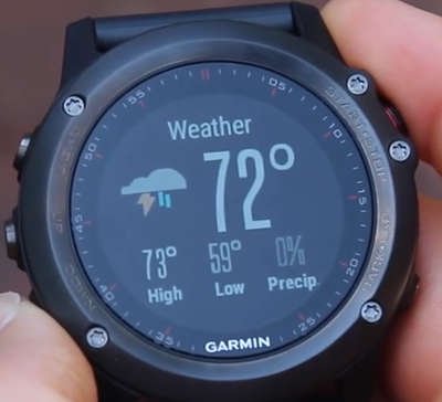 garmin fenix3 aplicacion tiempo