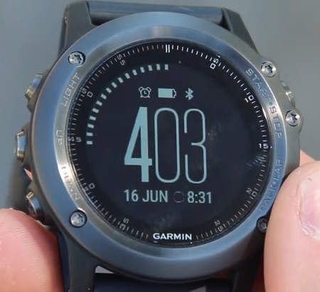 garmin fenix3 pantalla 2