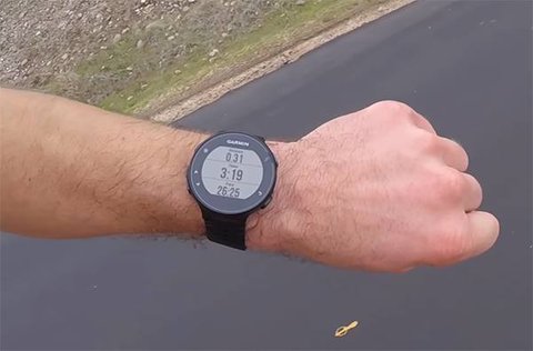 garmin forerunner 235 pantalla