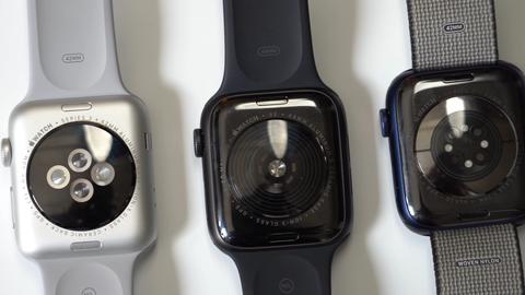 comparativa apple watch series 6 se series 3 sensores