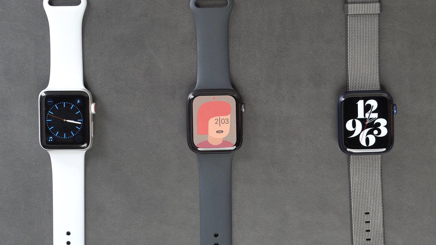comparativa apple watch series 6 vs se vs series 3