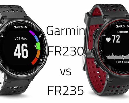 diferencias entre el garmin forerunner 230 y el 235