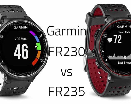 diferencias entre el garmin forerunner 230 y el 235