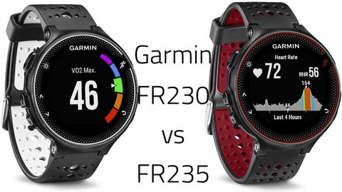 diferencias entre el garmin forerunner 230 y el 235
