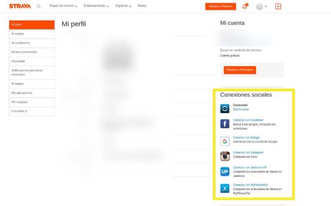 conectar garmin connect strava configuracion