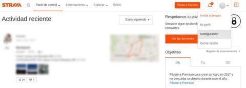 conectar garmin connect strava