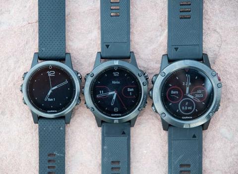 garmin fenix5 fenix5s fenix5x diferencia tamano