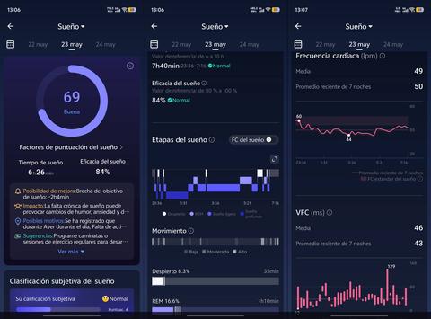 ringconn gen 2 app funciones sueno