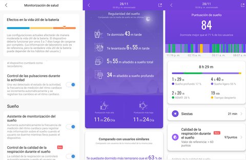 xiaomi mi band 6 dormir