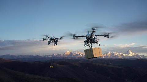 dji fly cart 100 un nuevo dron capaz de llevar hasta 100 kg de carga