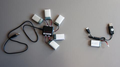 review syma x5c 1 accesorios baterias extra