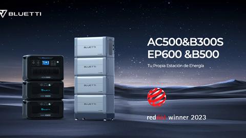bluetti ep600 y ac500 ganan red dot design award 2023