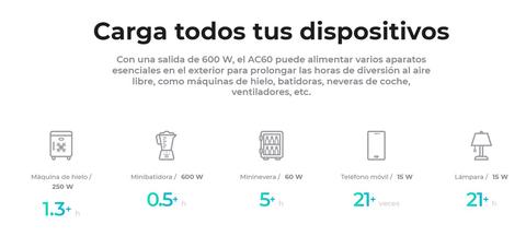 lanzamiento bluetti ac60 capacidad