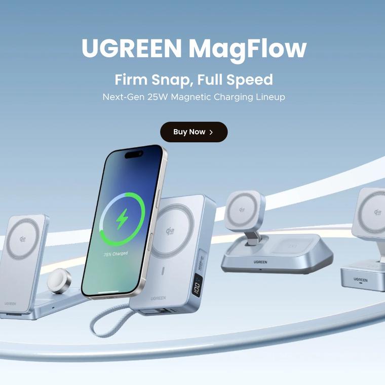 lanzamiento ugreen magflow qi2