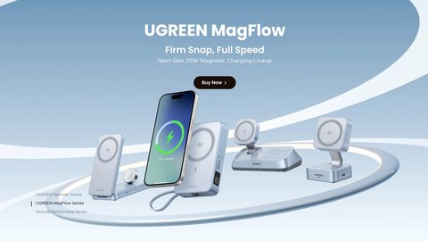 u g r e e n lanza los primeros cargadores y powerbanks compatibles con el estándar qi2