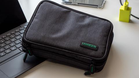análisis de la bolsa portátil de u g r e e n para organizar cables y dispositivos portátiles