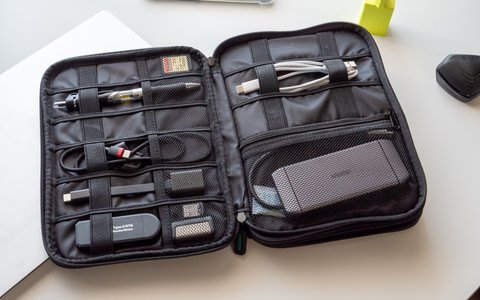ugreen bolsa portatil organizador cables 12 primer bolsillo