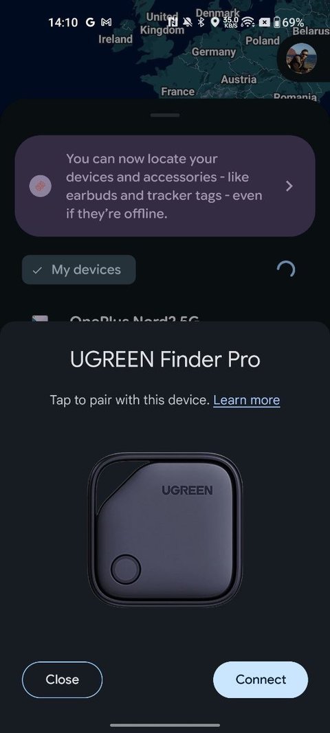 ugreen finder pro ios android configurar android