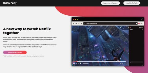 ver netflix amigos netflix party