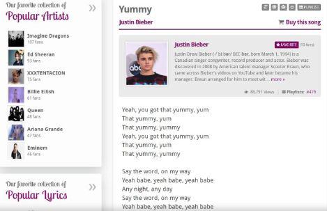mejores webs letras canciones lyrics