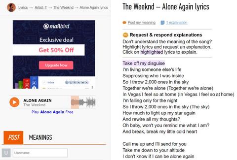 mejores webs letras canciones lyricsmode